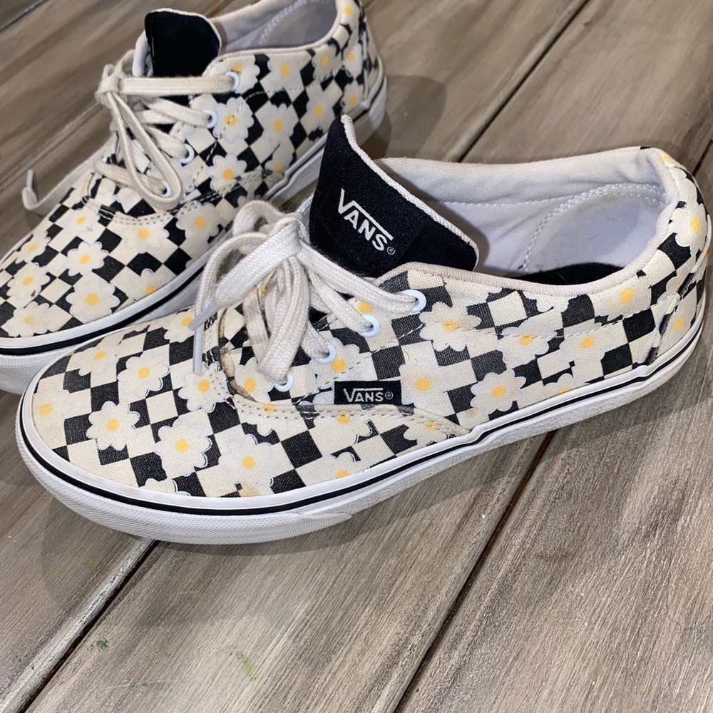 Vans Kids Sneakers Black White Yellow